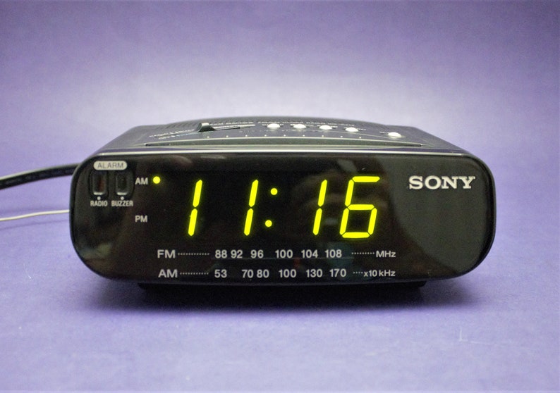 Vintage Sony Dream Machine Digital Alarm Clock Radio AM/FM Etsy