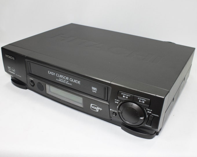 Vintage VCR Video Cassette VHS Tape Player Recorder Hi-fi Stereo Output ...