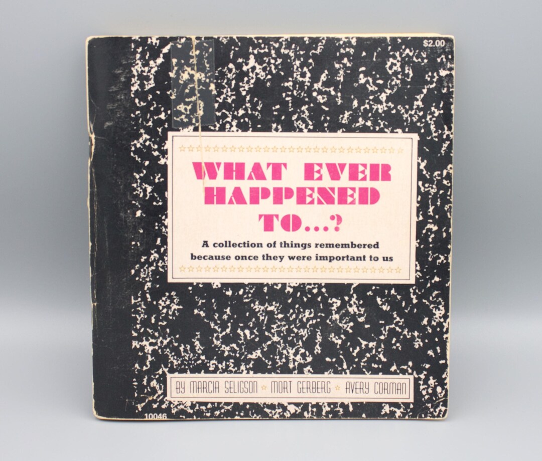 Vintage 1965 Mini Book What Ever Happened To...? Funny Retro Picture ...