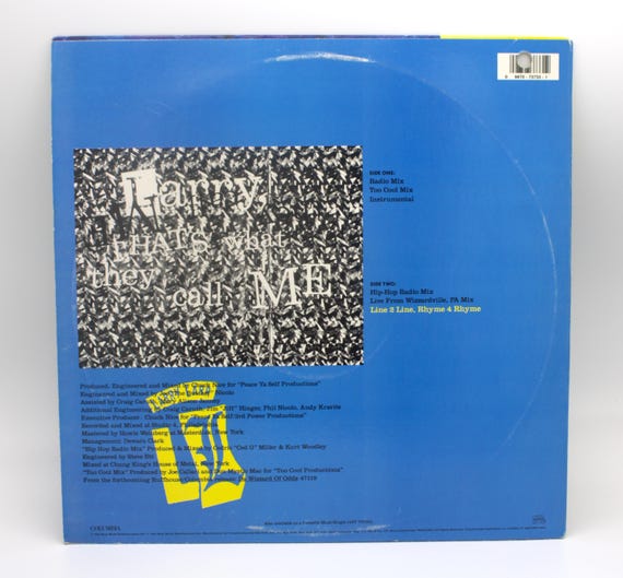 Vintage 90s Vinyl Larry Larr 1991 Thats What They Call Me Single