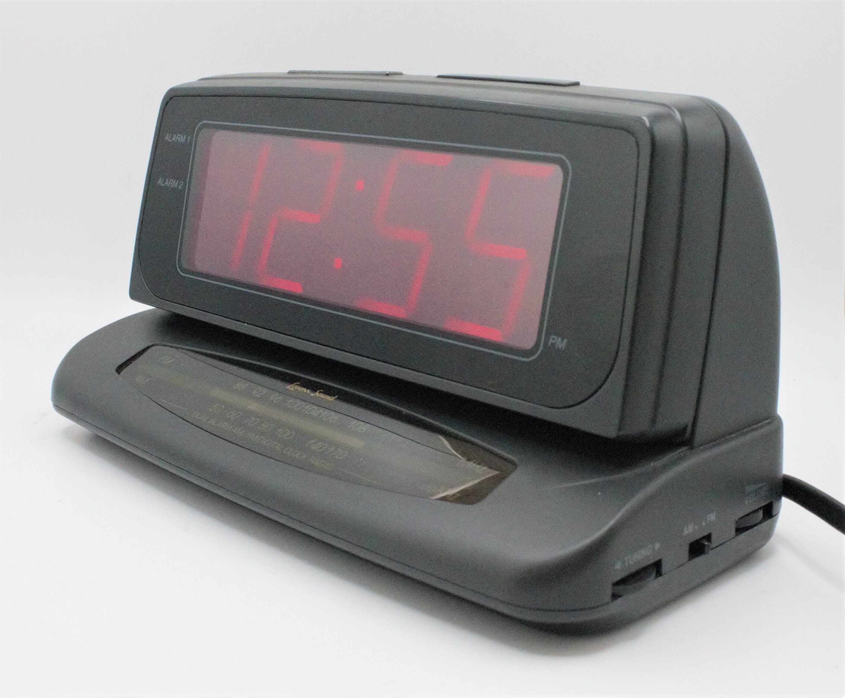 Reloj despertador calificado digital de madera LED reloj despertador de  madera retro resplandor reloj escritorio decoración mesa control voz  función
