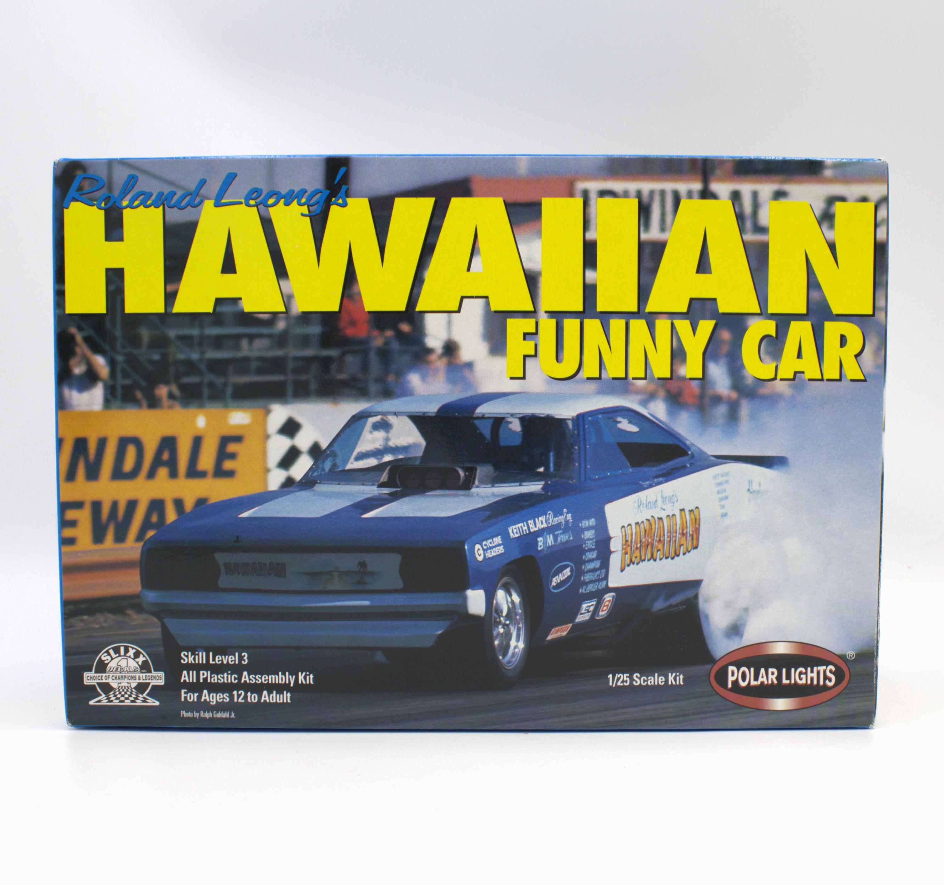 Vintage Hawaiian Funny Car Dodge Charger Model Kit 1/25 Scale Drag