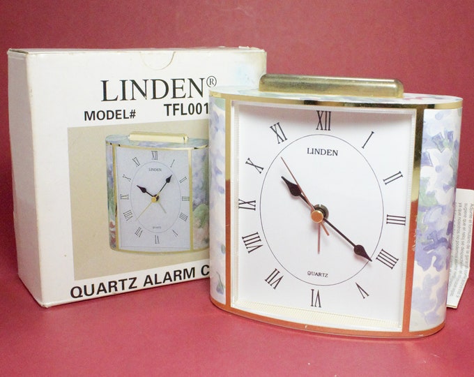 Vintage Analog Alarm Clock Mini Nightstand Tabletop Quartz Electric