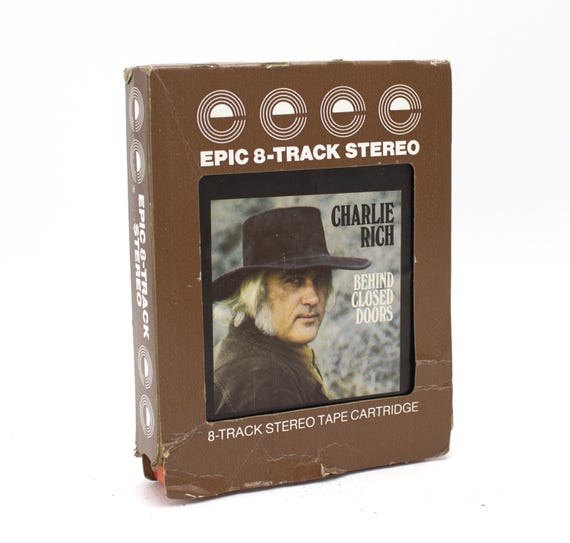 旧チェコ鉄道CD 写真集 洋書 Bardotky Vintage 1970s 8-track Charlie Rich 1973 Album Behind Closed Doors