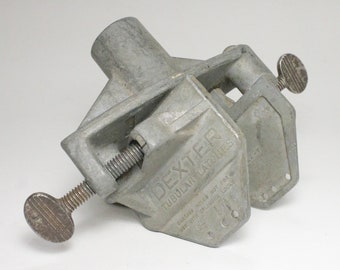 Vintage Dexter Tubular Latches door drilling clamping tool carpentry trim woodworking shop specialty cylinder lock drill clamp A-77