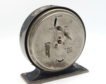 Vintage Westclox Big Ben Alarm Clock Art Deco 1930's Steel and