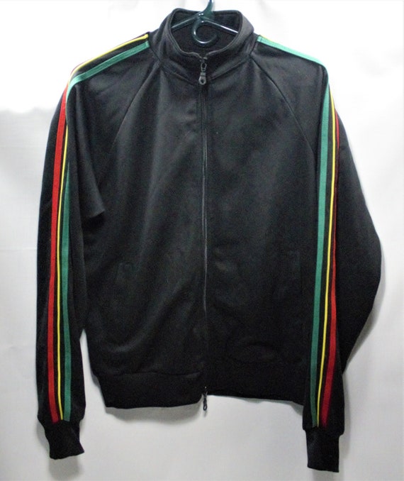 Arturo Tregua Rechazado Vintage Rasta BCE chaqueta de pista jamaicana de tres rayas - Etsy España