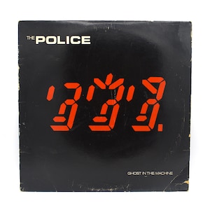 Vintage 1980s vinyl record The Police 1981 album Ghost in the Machine 12&quot; stereo LP original recording 80s rock A&M Records