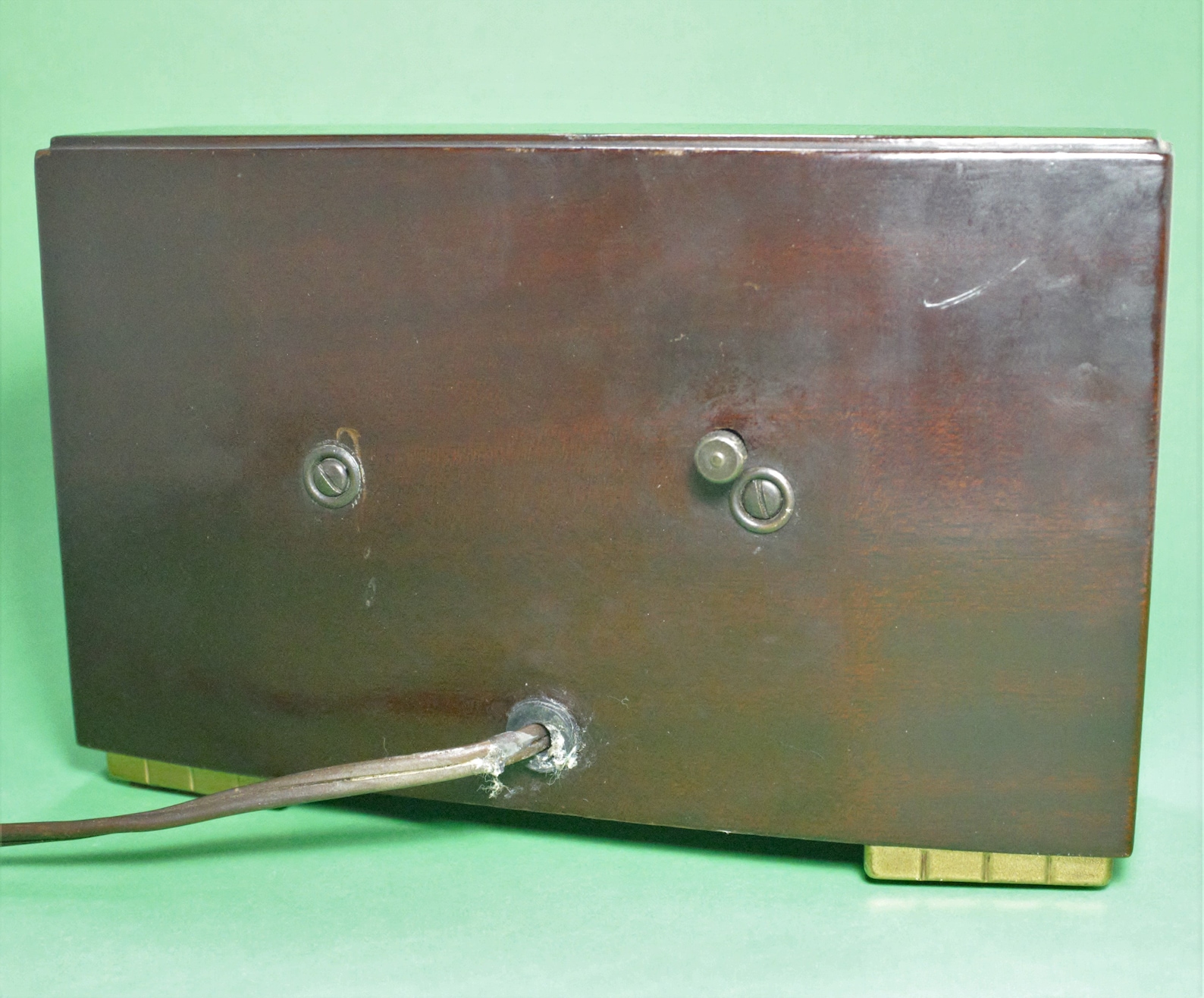 Vintage General Electric Art Deco Clock Dark Mahogany Case Etsy