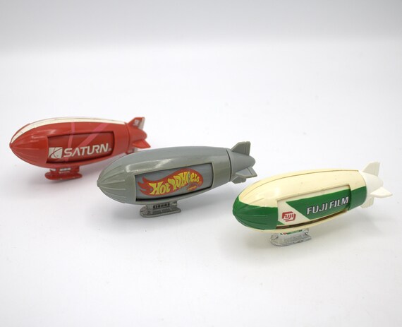 Vintage 1990s Hot Wheels Blimp Collection Promotional Saturn Car