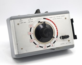 Vintage Verifax Signet Copier timer mid-century electronic automatic power supply control 2 port heater lamp USA