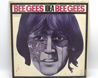 Vintage 1960s vinyl Bee Gee 1968 album Idea pop rock early disco original recording 12" stereo LP ATCO Records
