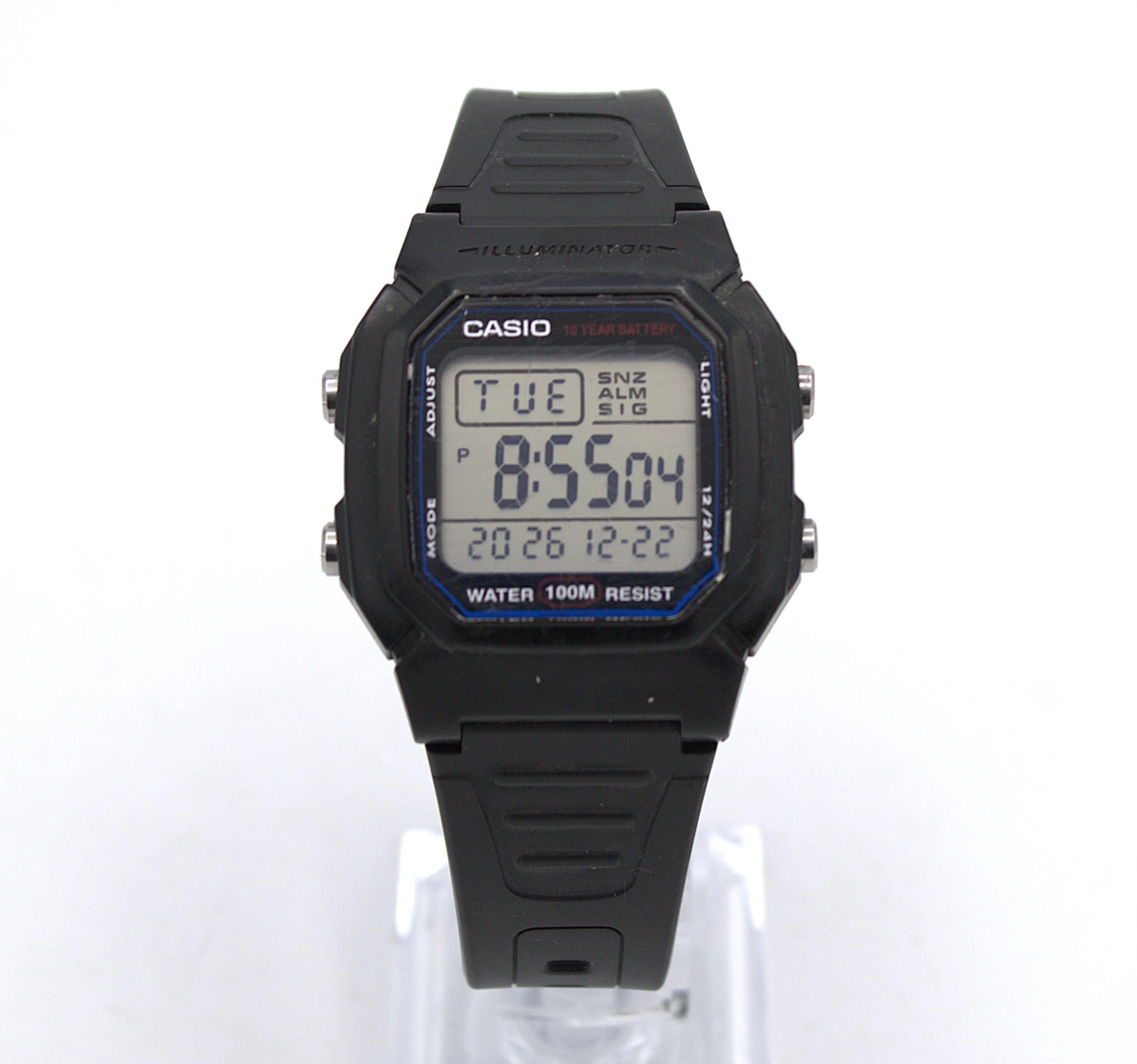 Vintage Casio Digital Watch Chronograph Stopwatch Calendar Date