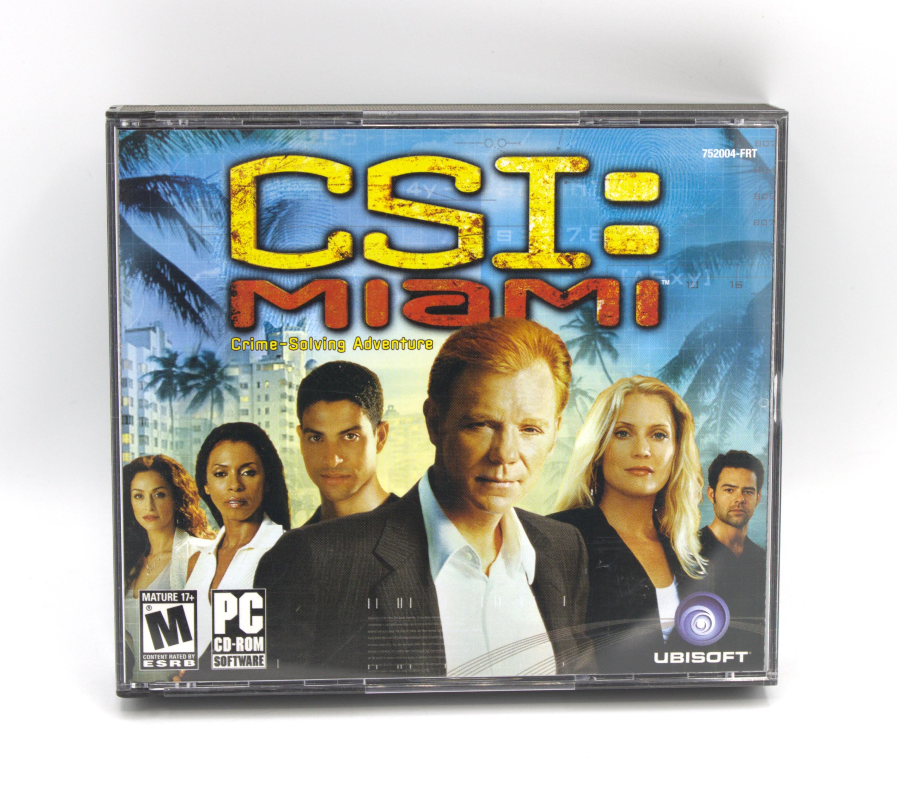 Vintage 2004 CSI: Miami PC Video Game Crime Scene Investigation
