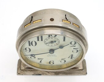 Vintage Westclox Big Ben De Luxe Alarm Clock Spring Wound