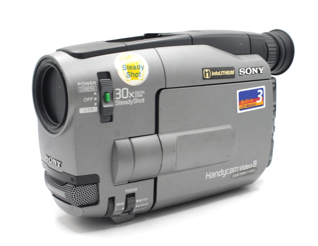 Vintage Sony Handycam Video 8 Camcorder Camera VHS Cassette Etsy