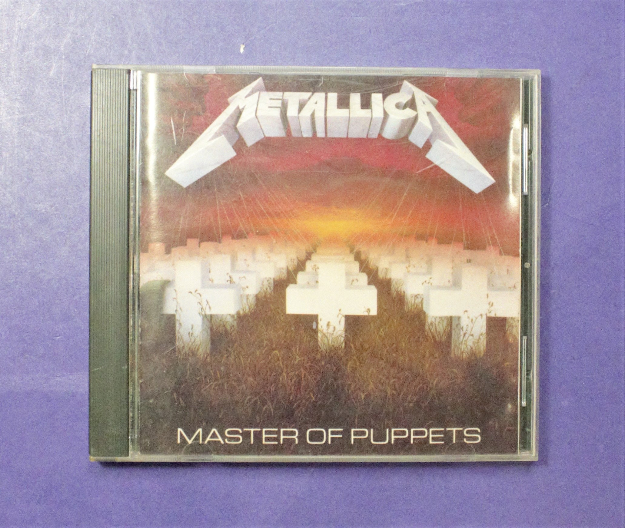 Vintage CD Metallica Master of Puppets Album 1980s Heavy Metal Etsy