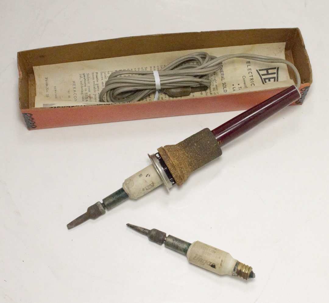 Vintage Soldering Iron Ungar Electric 120V Solder Tool Socket Etsy