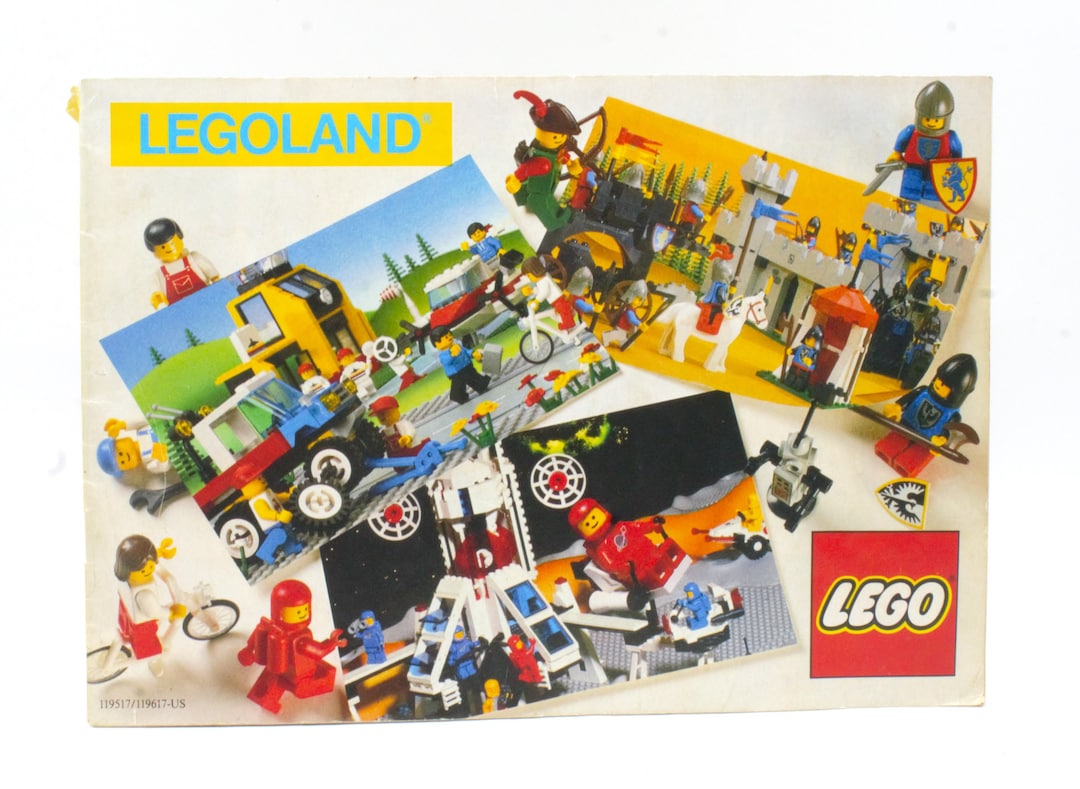 Vintage 1988 Lego Catalog Full Color New Product Duplo Space City