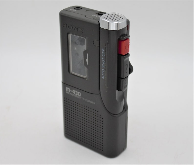 Vintage Sony Microcassettecorder Mini Cassette Tape Audio Etsy