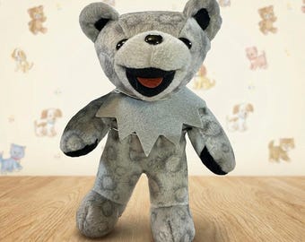 Grateful Dead 4th Generation Liquid Blue Plush Bear, Beanie Bear