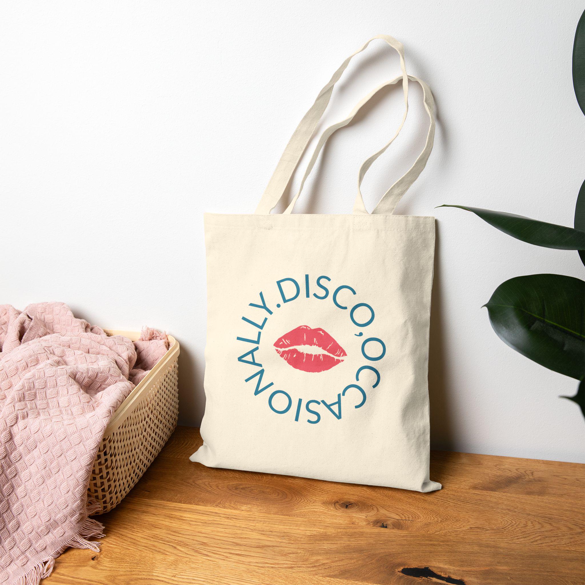 Kiss All the Time / Disco Occasionally Tote Bag. Harry Styles