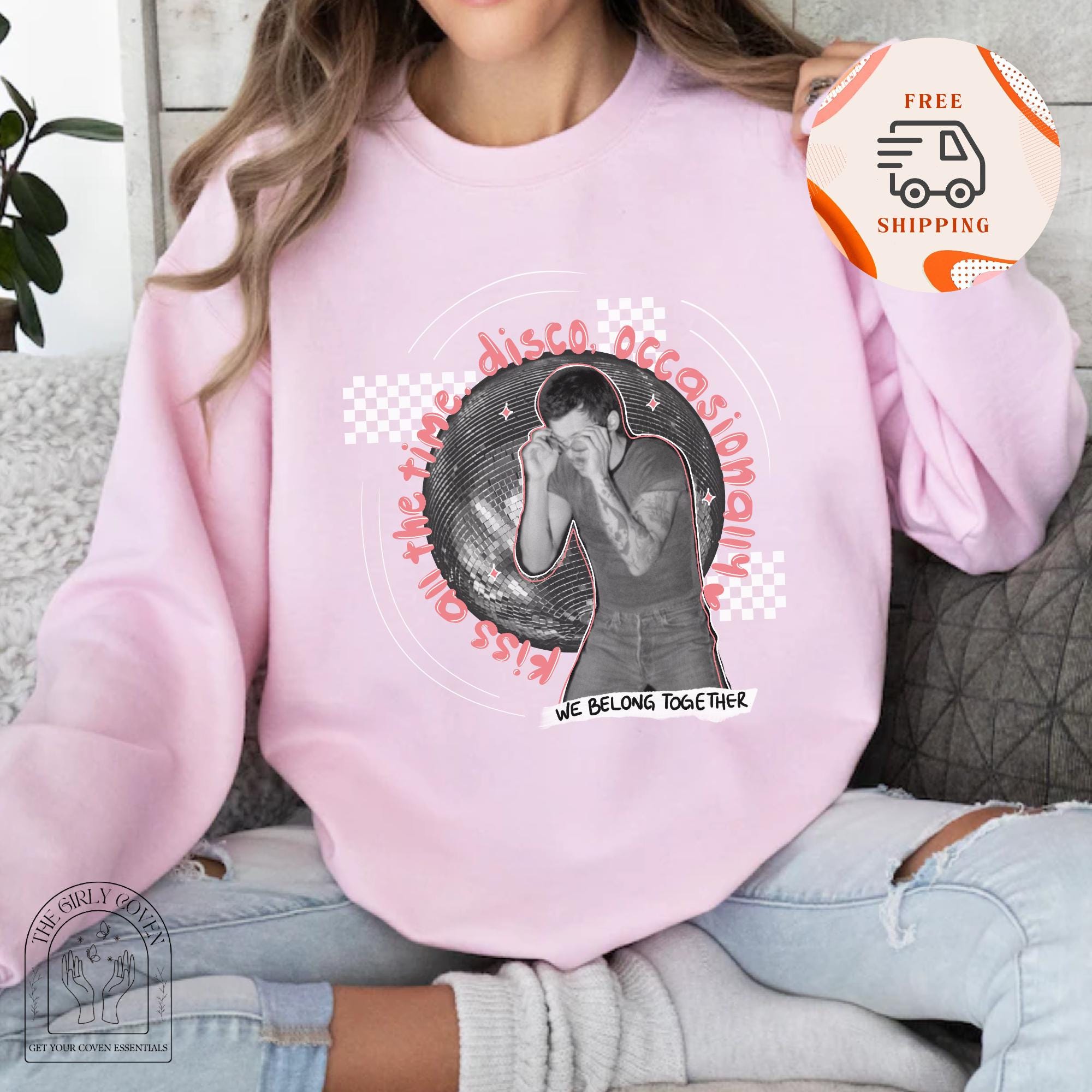 Kiss All the Time. Disco, Occasionally Sweatshirt | Kattdo