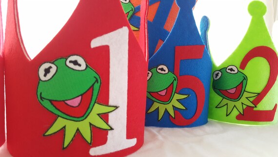 Kermit The Frog Birthday Crown - Muppets Party - Kermit The Frog Party Hat Il_570xn