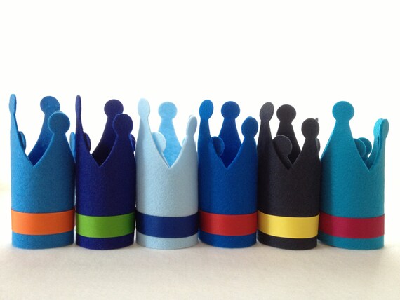 Felt Birthday Crown - Party Hats - Boys Birthday - Girls Birthday Il_570xn