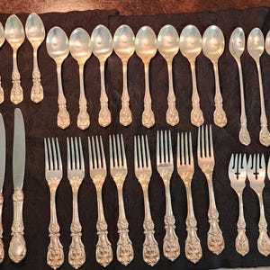 Reed and Barton Francis 1 Sterling Silver SIX (6)-Piece Place Settings, Service For 8