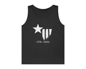 Lone Star Shield-tanktop 1776-2026 - eerbetoon patriottische Amerikaanse vlag