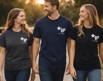 Burgerschap is een praktijk T-shirt | Star Shield 1776-2026 patriottisch T-shirt