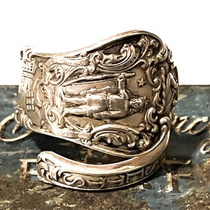 Antique Massachusetts Sterling Silver Spoon Ring Size 11 Spiral Twist Wrap Vintage Jewelry Hand Made Me Guaranteed Authentic