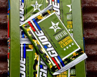 rare gi joe cards Sold at Auction: Lot of 9 Packs of Official G.I. Trading Vintage Cards from 1991 Amazon.com: G.I. Joe A Real