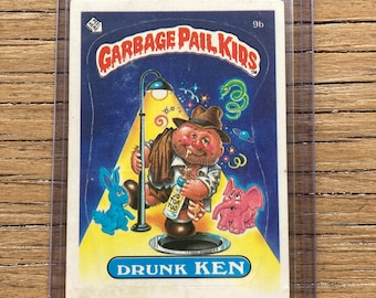 Vintage Garbage Pail Kids Card Heavin Steven 3b Original