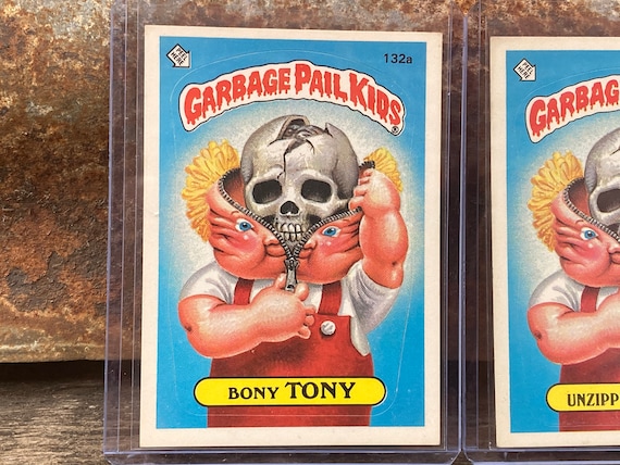 Vintage Garbage Pail Kids Bony Tony & Unzipped Jack Original