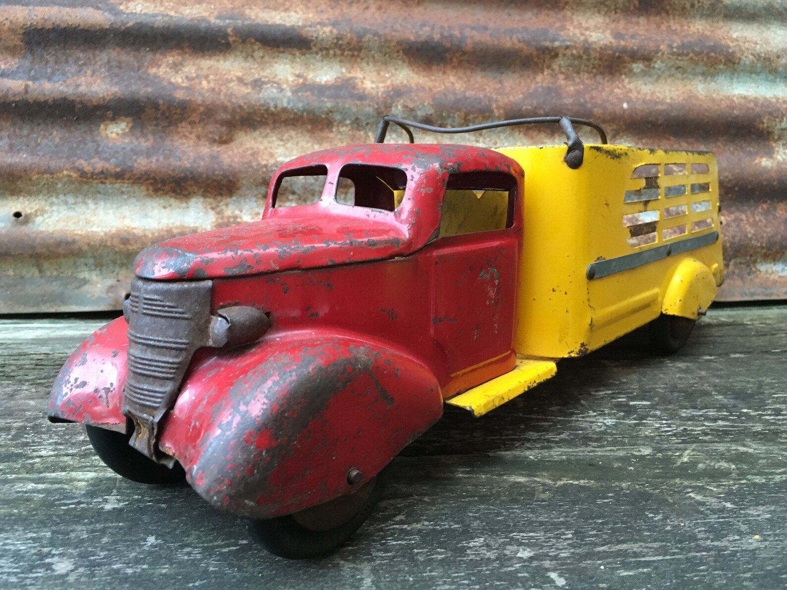 Vintage Metal Toy Truck Turner Toys Ohio 1940s era Etsy