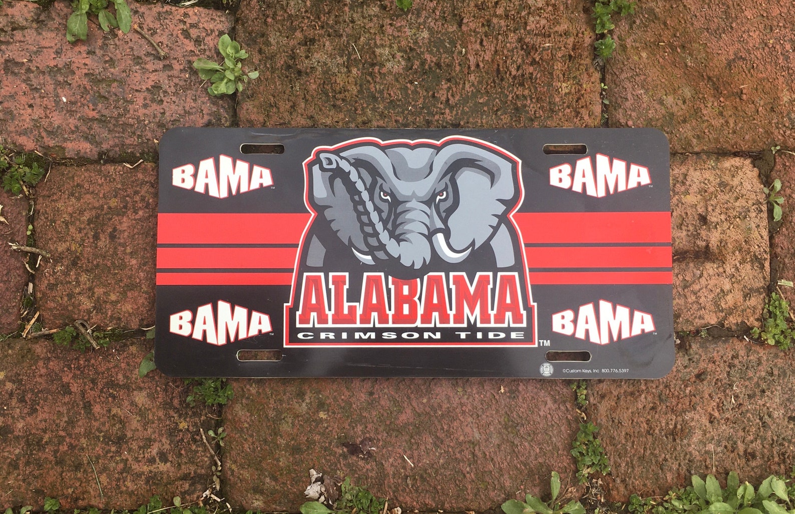 Authentic Vintage Alabama University License Plate Bama Etsy