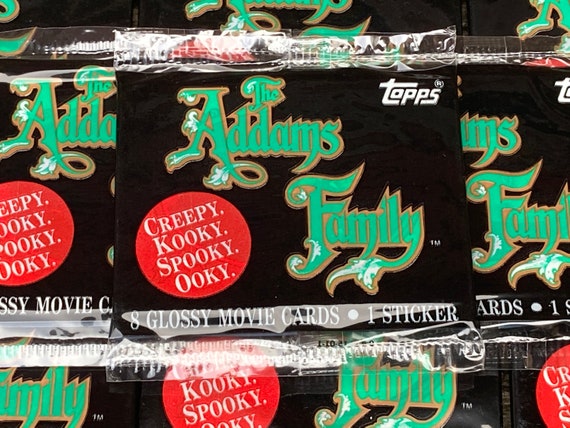 Price per Pack (1) Vintage Addams Family Movie Cards Topps Card