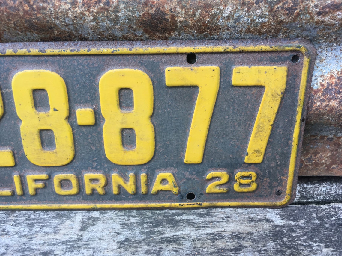 Antique Car License Plates California Antique Cars Blog