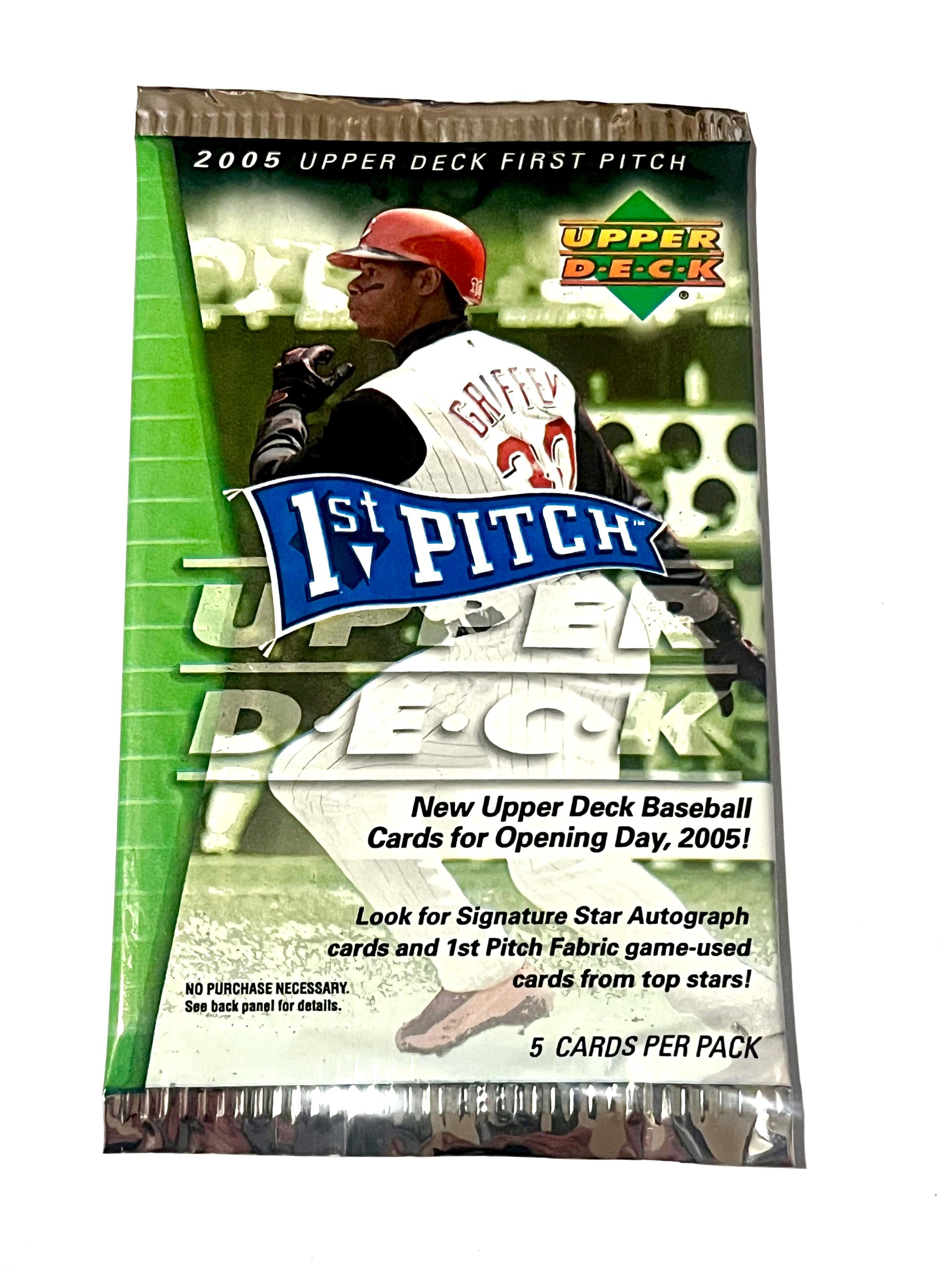 Authentic Vintage Baseball Cards Upper Deck 2005 1st Pitch MLB