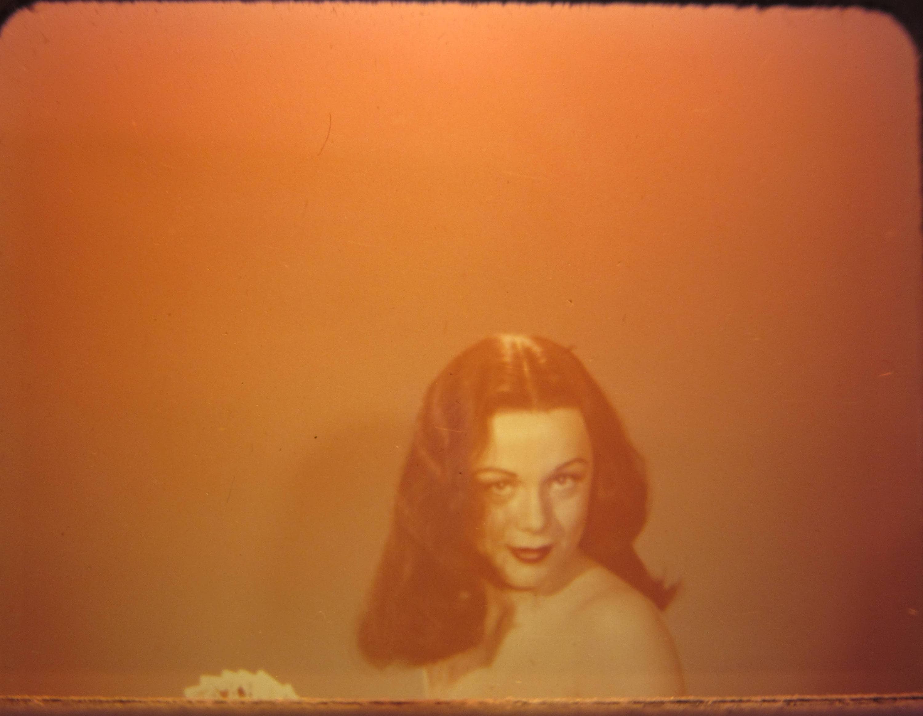 Original Nude Photo Slide Vintage Risque 1950s Era Color Nude picture