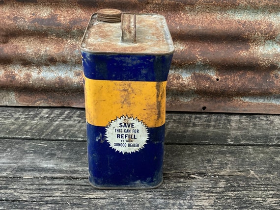 タ*ー様 SUNOCO HOUSEHOLD OIL ビンテージ缶 世田谷ベース タ*ー