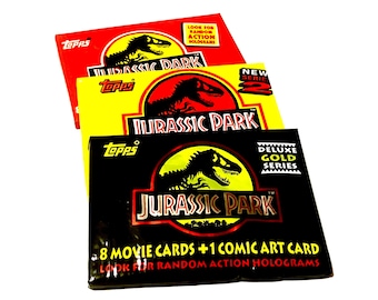 1 Pack of Jurassic Park the Lost World Vintage Trading Cards. 6