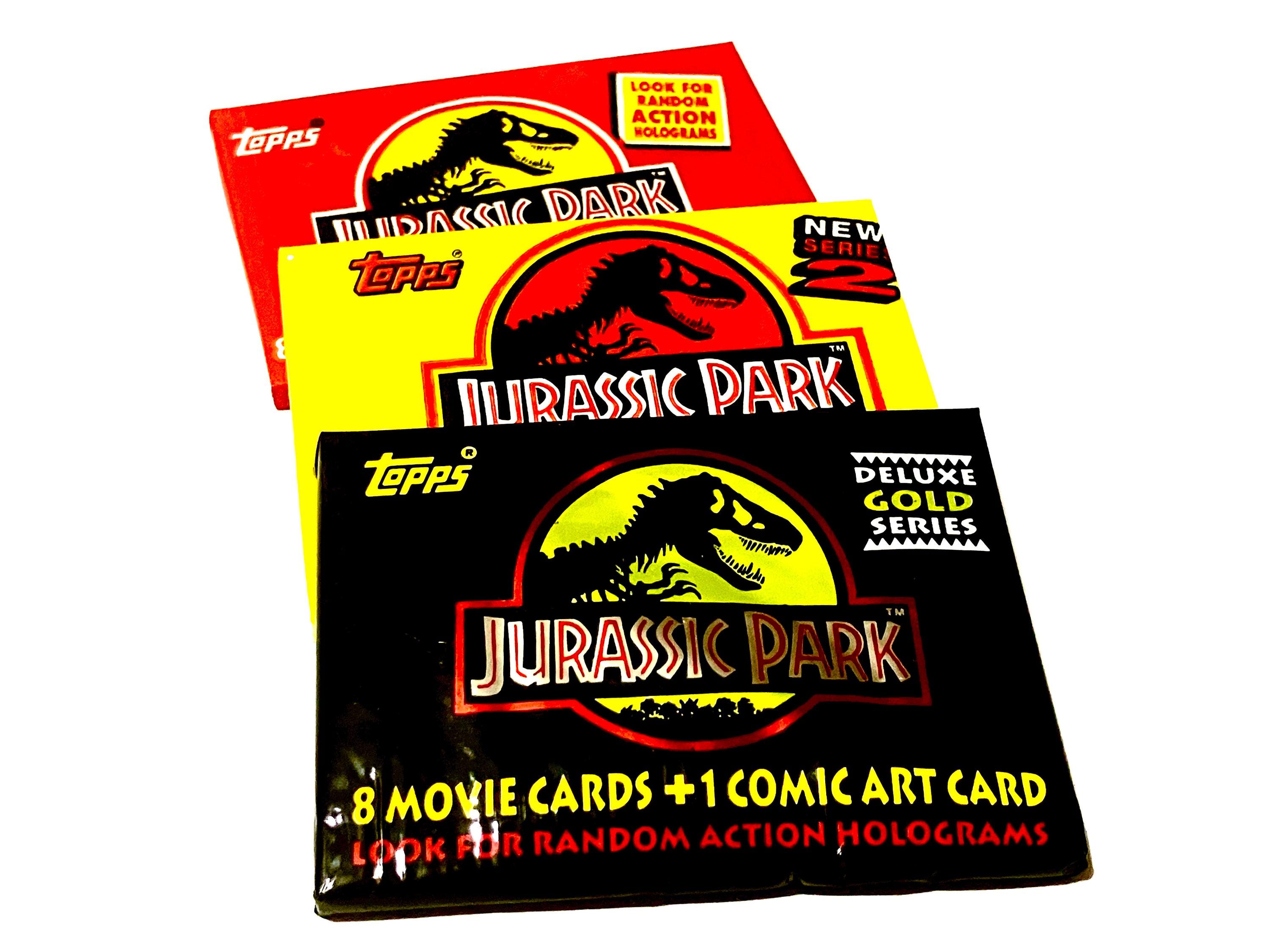 Jurassic Park Trading Cards Unopened - Etsy