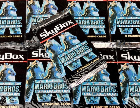 Vintage Super Mario Bros. Trading Cards Movie Collectors Cards