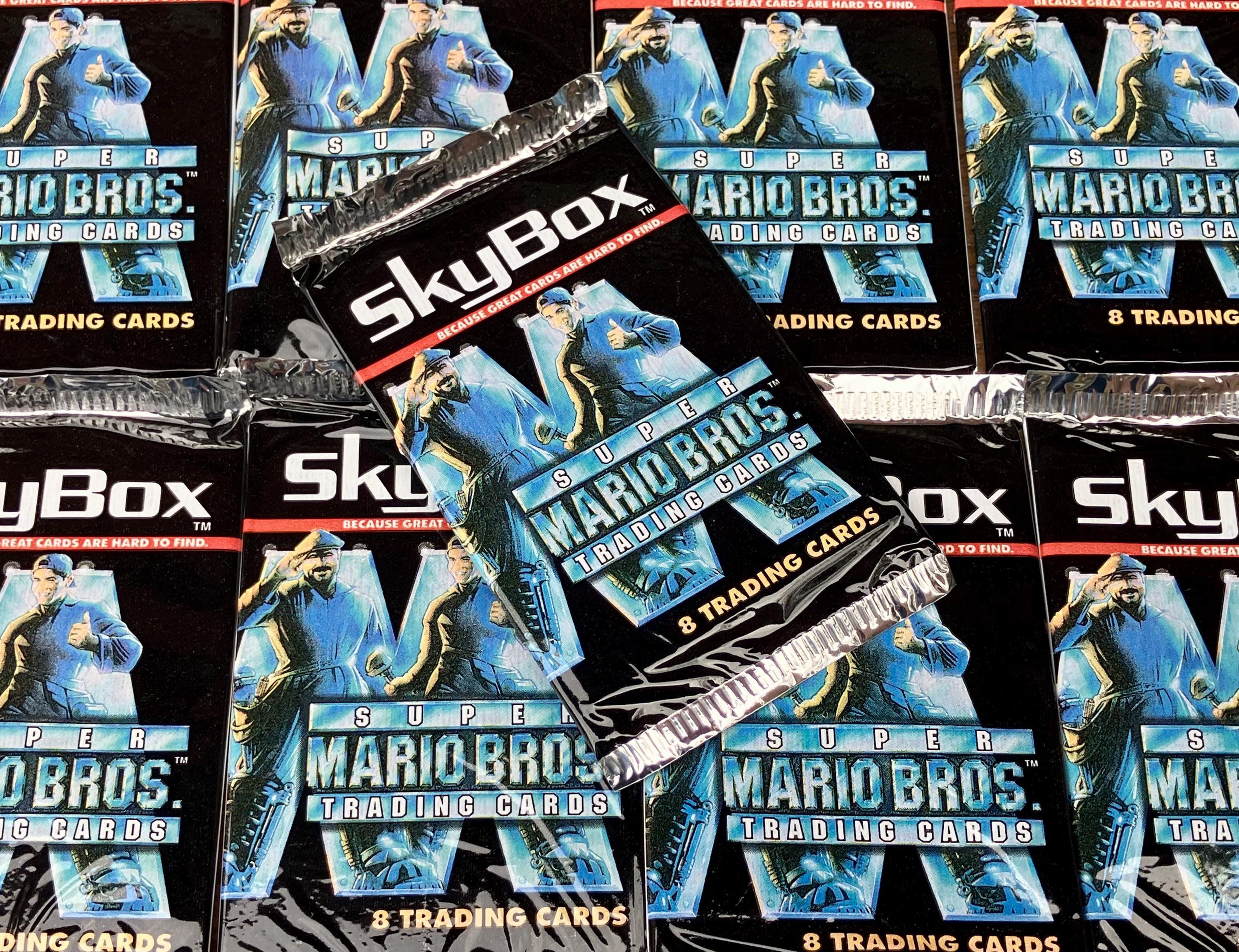 Vintage Super Mario Bros. Trading Cards Movie Collectors Cards