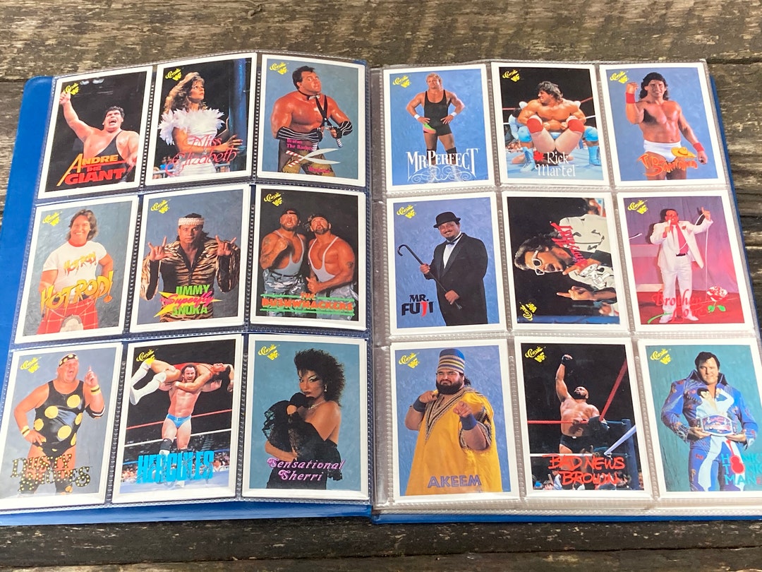 Classic WWF Wrestling Trading Cards Complete Set of 145 Cards - Etsy