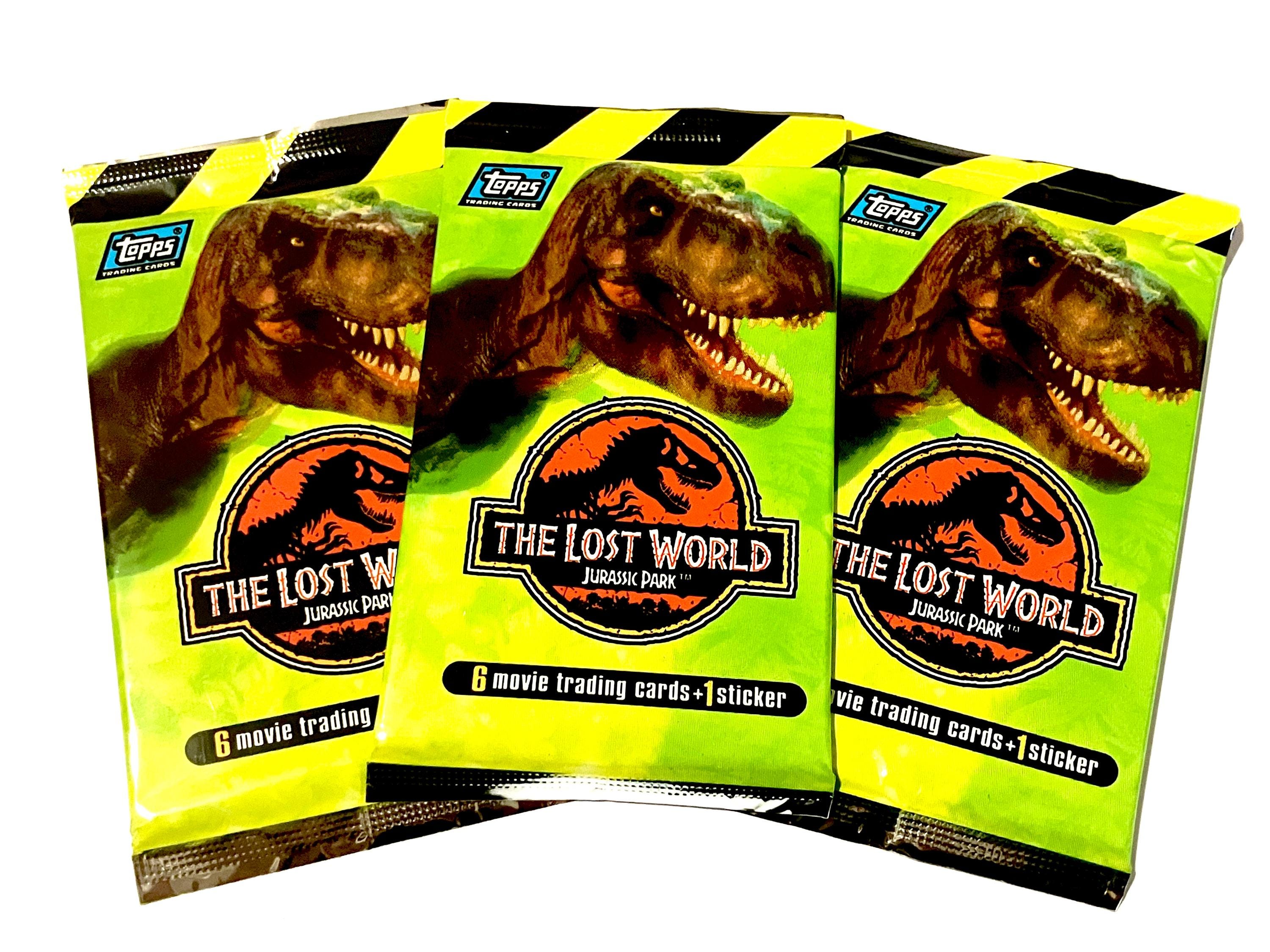 toppsジュラシック・パークシリーズ　THE LOST WORLD 12パック Jurassic Park Lost World Movie Cards Topps Unopened Pack of