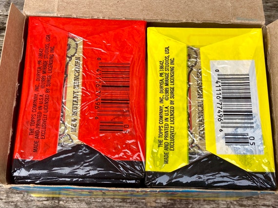 2 Packs of Teenage Mutant Ninja Turtle Cards Original Series